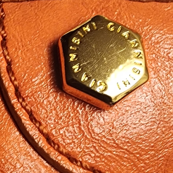 Gianni Bini burnt orange leather tote. Xl. - Picture 10 of 14